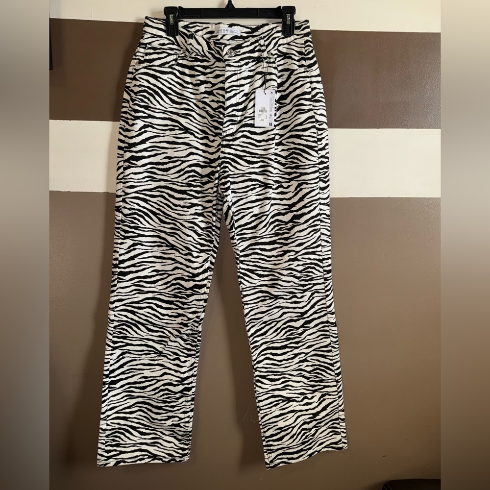 ‼️SALE‼️ Primark Zebra Print Women Jeans -(10)